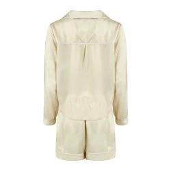 Lezat Nina Silk Pajama Short Set - Champagne Sleepwear 11 Lezat Nina Silk Pajama Short Set - Champagne Sleepwear -ANNA-KACI SHOP unnamed file 86